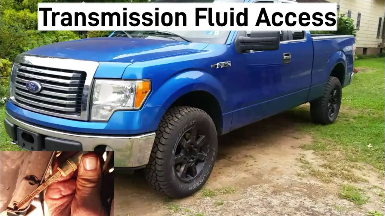 How to Check the Transmission fluid level 2010 F-150 4.6