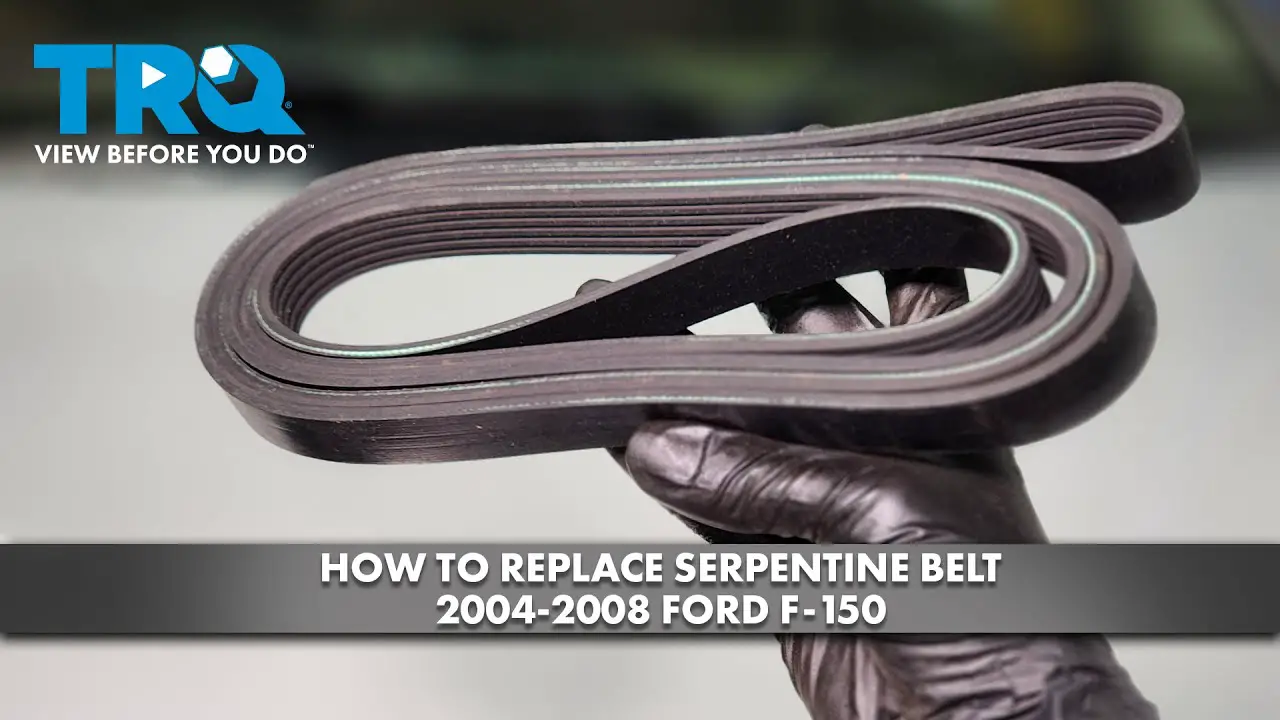 How to Replace Serpentine Belt 2004-2008 Ford F-150 (5.4L)