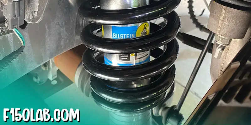 Bilstein 6112 aftermarket shocks installed on Ford F150