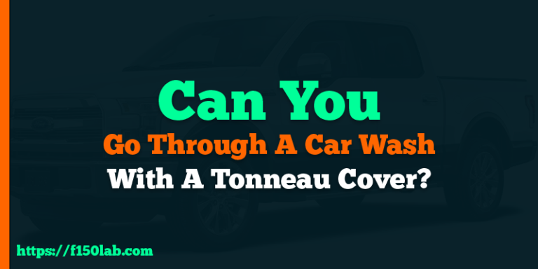 can you go through a car wash with a tonneau cover