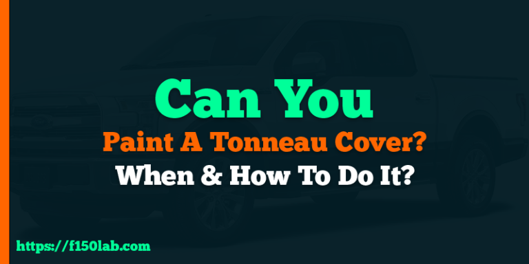can you paint a tonneau cover