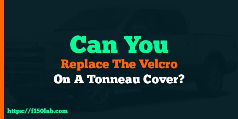 can you replace the velcro on a tonneau cover