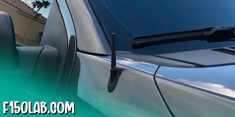 CravenSpeed 3.2-inch short antenna installed on a Ford F150