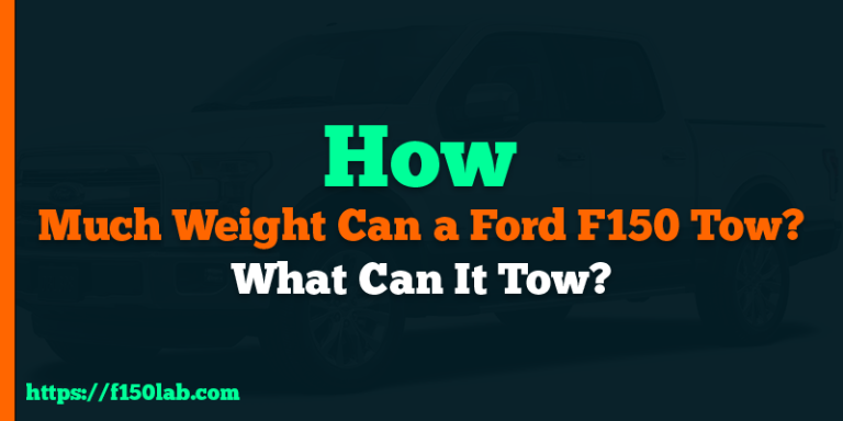 how much weight can a ford f150 tow